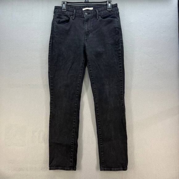 Levi's Denim - Levi's Women's Mid Rise Skinny Jeans Sz. 10S  W30 L30 Black Black Tag